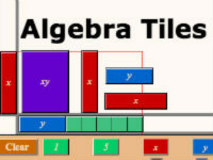 Pavés d'algèbre : Outil interactif de mathématiques pour résoudre des équations