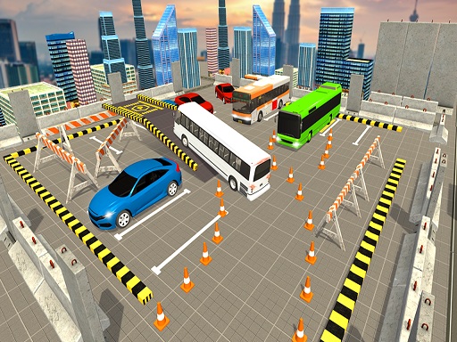 American Modern Bus Parking Bus Game Simulator 2020