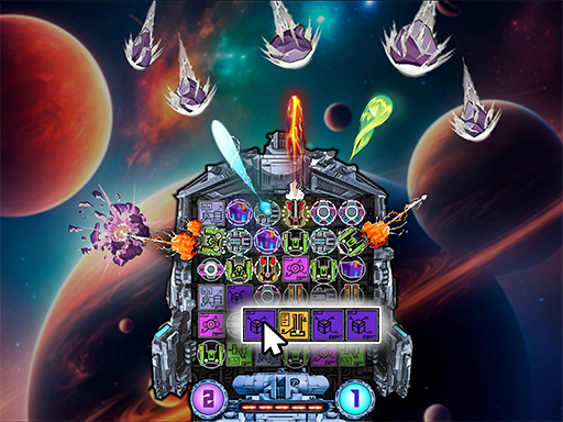 Asteroid Shield 3A: Free Online Tile Matching Space Defense Game