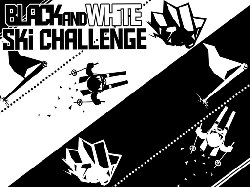 Black White Ski Challenge