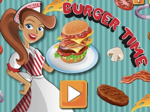 Burger Time Game - Serve Hungry Customers