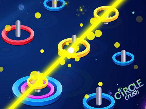 Jogo Circle Crusher: Combine Cores & Esmague Círculos!