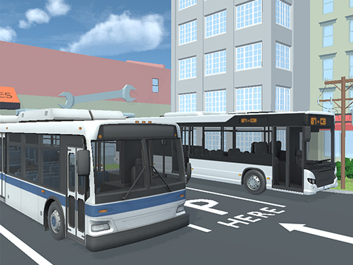 Simulador de Estacionamento de Ônibus Urbano Desafio 3D: Jogo Online Grátis