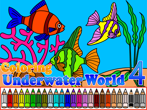 Coloring Underwater World 4: Free Online Game