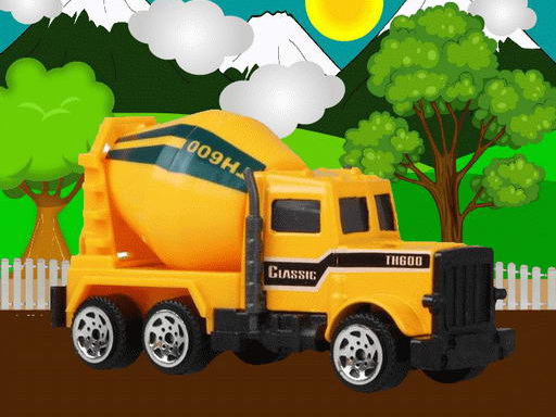 Construction Vehicles Jigsaw Puzzle Game Free Online