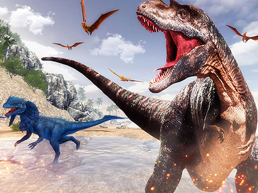 Deadly Dinosaur Hunter Shooting FPS Game - Explore Jurassic Island