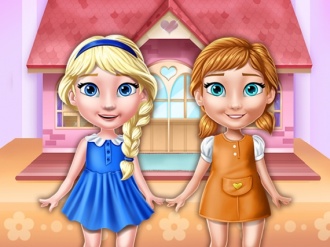 Ellie and Annie Doll House: Free Online Game