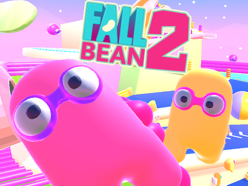 Fall Bean 2 Unblocked: Colorful Chaos Platform Game