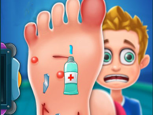 Foot Care Fun: Hyper Casual Medical Simulation Game