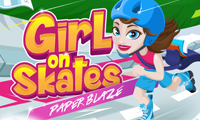 Girl on Skates 3A Paper Blaze: Free Online Game