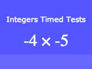 Integers Timed Tests Online