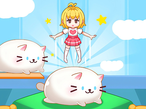 Jump Girl 3D: Addictive Tofu Tower Challenge