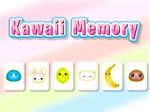 Kawaii Memory Card Matching Game: Free Online Gameplay | Cute & Colorful