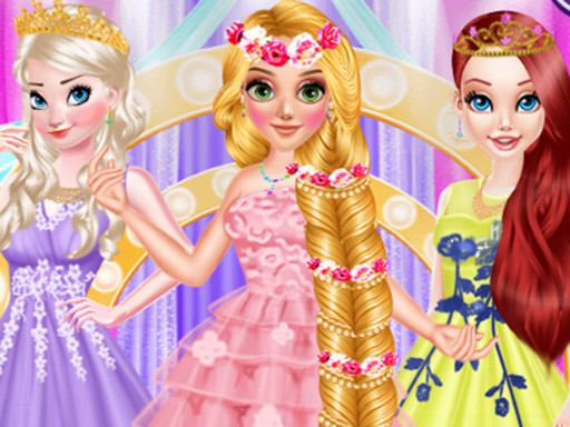 Long Hair Princess Prom - Free Online Dress-up Game