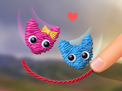 Juego de amor de gatos con cuerda - Juego de rompecabezas en línea gratuito