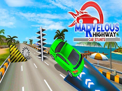 Marvelous Highway Car Stunt Ramp Car Stunt Race Free Online