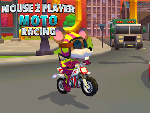 Moto-Maus-Rennen 2-Spieler-Spiel - Kostenlos Online-Rennen