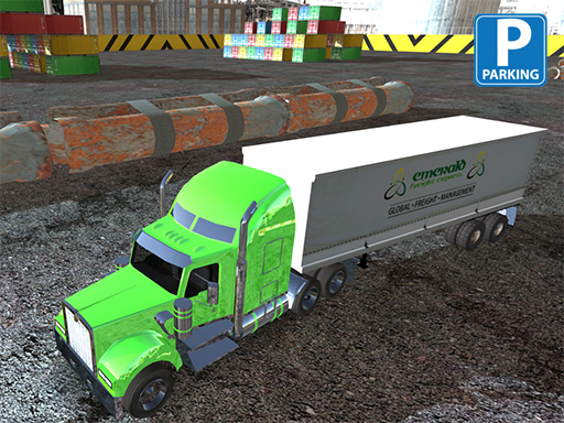 Port Truck Parking: Free Online 3D Truck Game