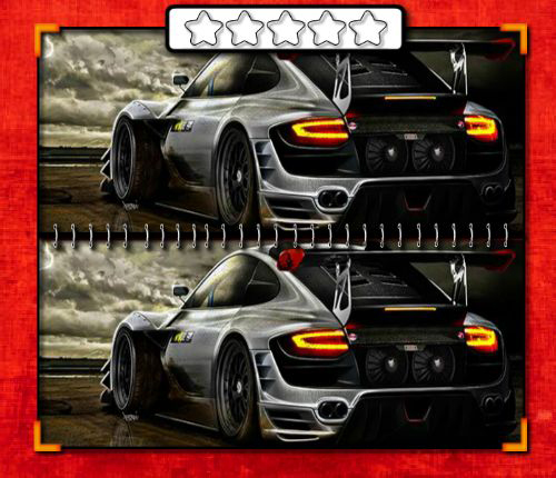 Racing Cars 25 Differences: Free Online Game