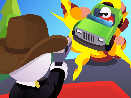 Rage Road Online: Epic Car Shooting Game