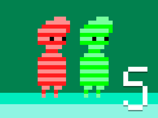 Red and Green 5: A Two-Player Adventure Game