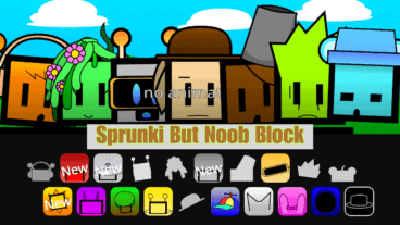 Jogue Sprunki Mas Bloco Noob Online