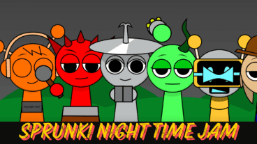 Play Sprunki Night Time Jam Online