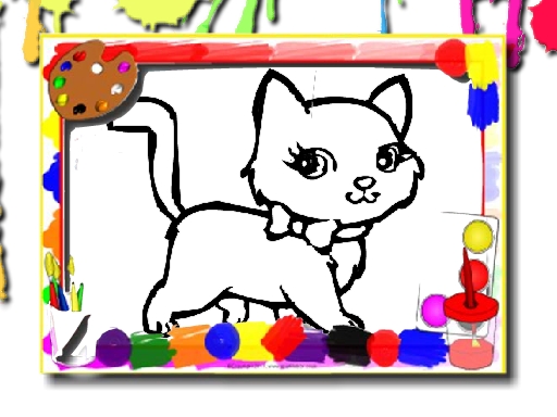 Cute Cats Coloring Pages: Free Online Coloring Book