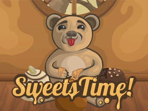 Sweets Time: Feed the Teddy Bear with Matching Candies